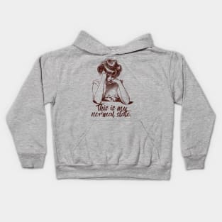 Queen Needs Rest Too Kids Hoodie